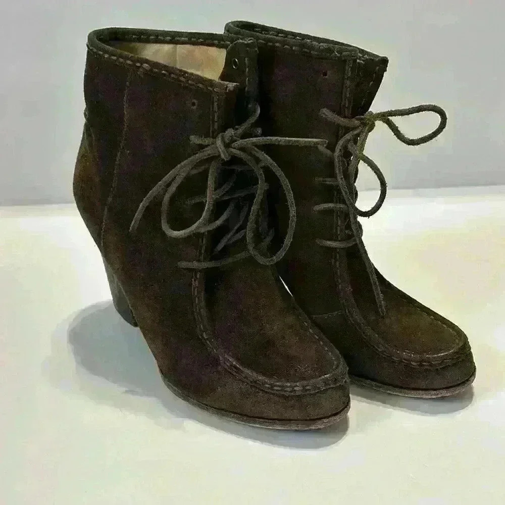 Frye Parker Moc Short Lace Up Bootie